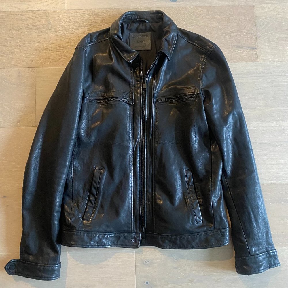 Allsaints Men's Leather Jacket (L)
